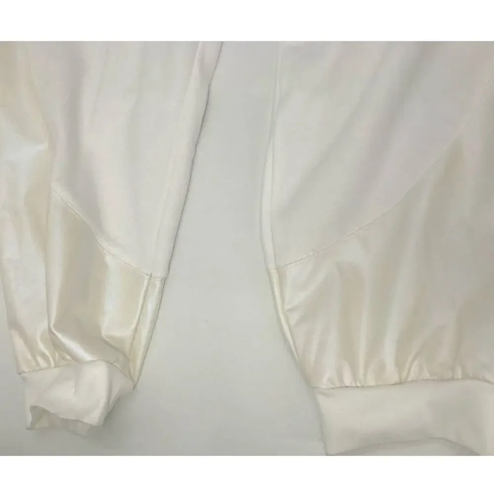 Nike Women's White Iridescent Opal Fleece Oversized Joggers Plus Size XXL